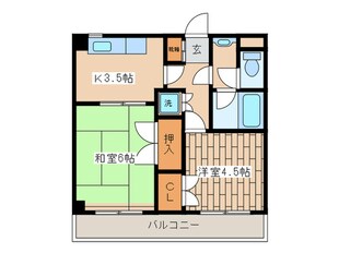 千代田マンションの物件間取画像